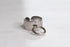 SAGE 925 Sterling Silver Large Hoop Ring
